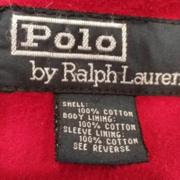 Polo Ralph Lauren Harrington Denim Jacket Vintage Size XL - Picture 6 of 10